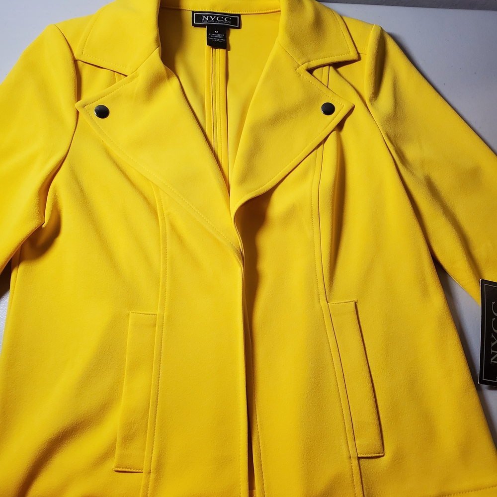 NYC Yellow Blazer Modern Professional Style